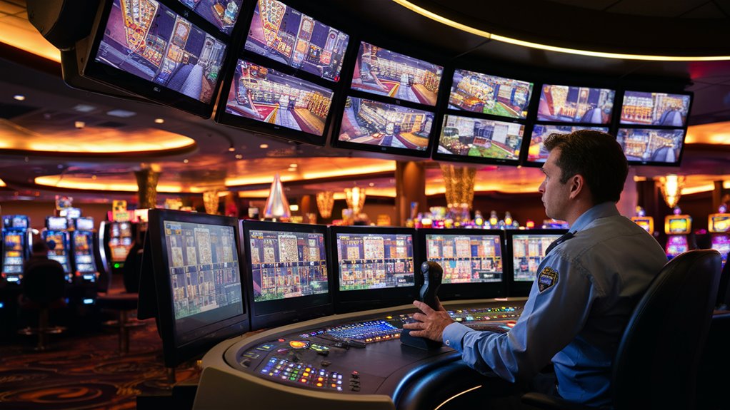 casino security monitors activity