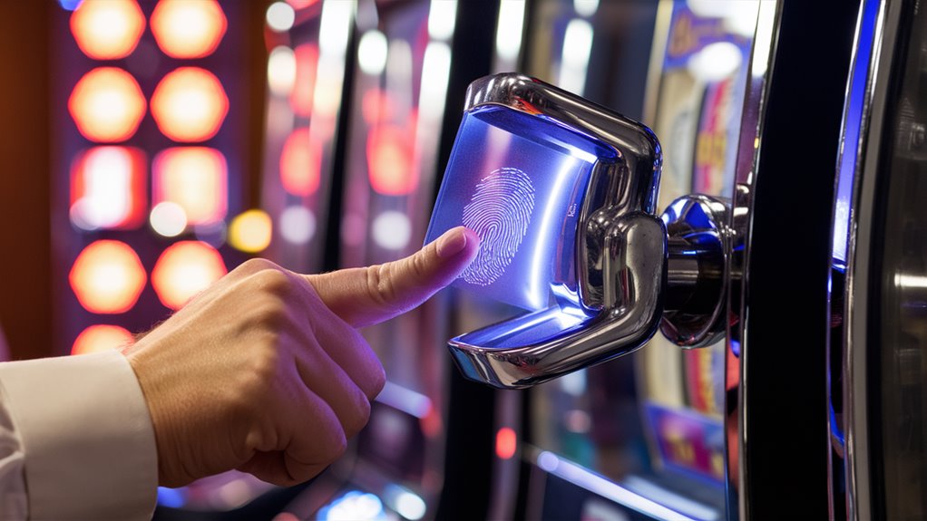 gaming security using fingerprints