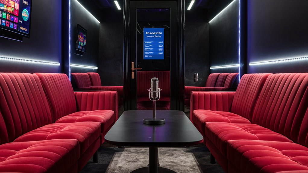 reserve karaoke space early