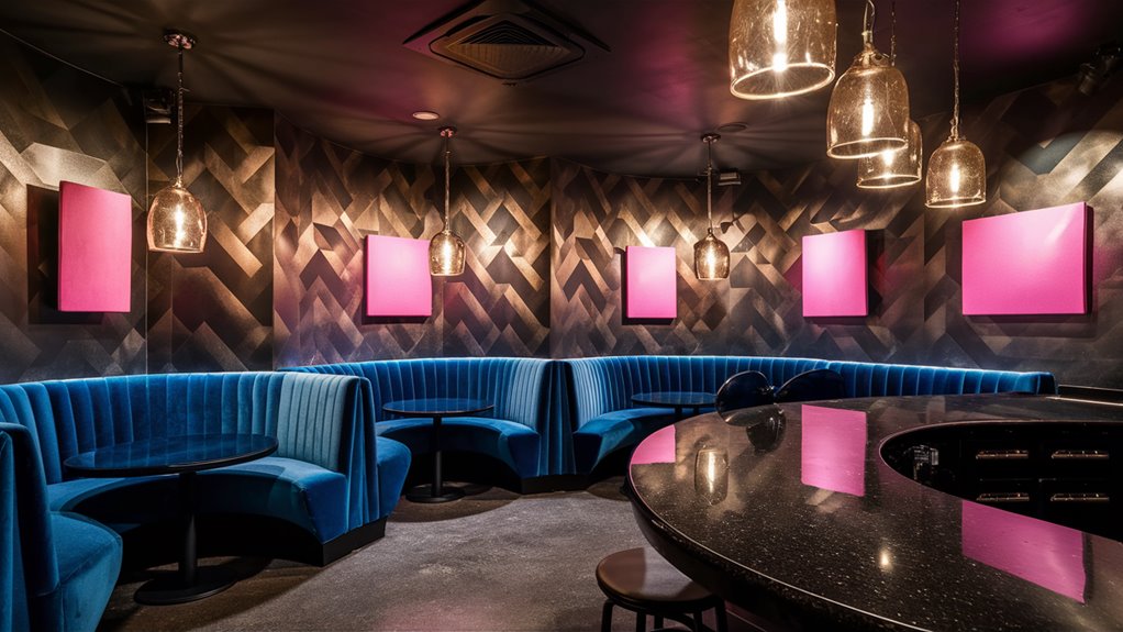 chic karaoke room design