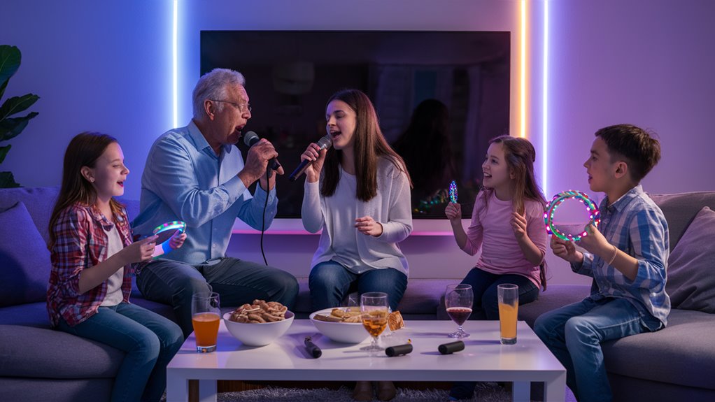 everyone enjoys group singing