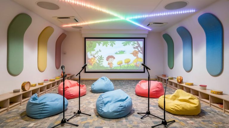 Karaoke for Families: Kid-Friendly Rooms and Designs