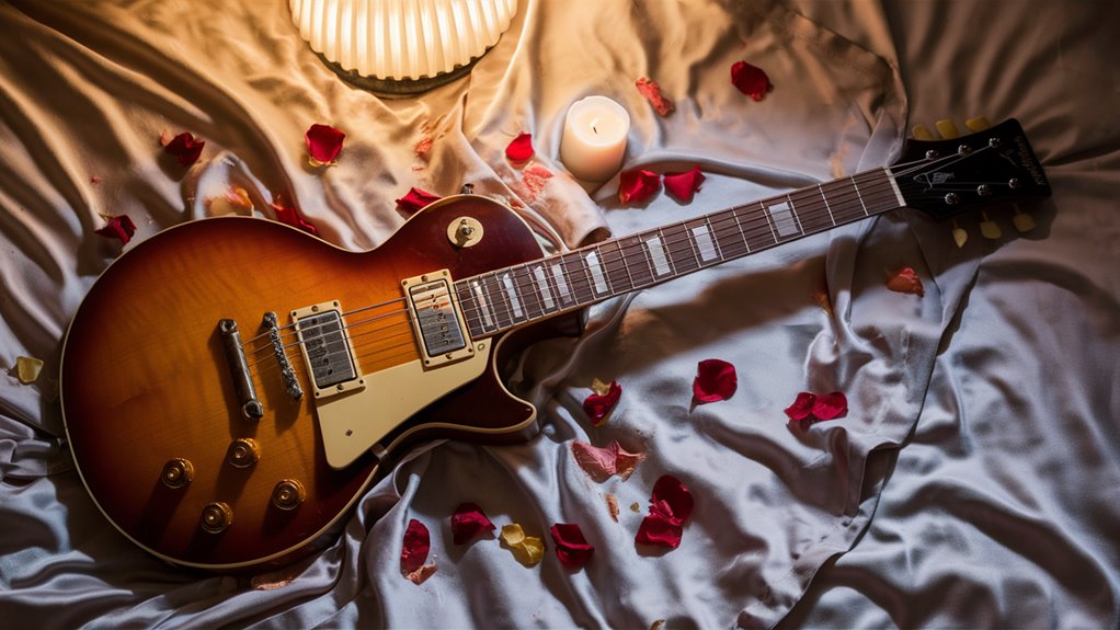 guitarists play gentle music