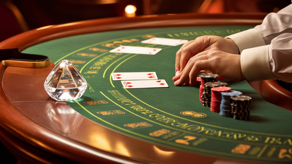 revealing baccarat card game