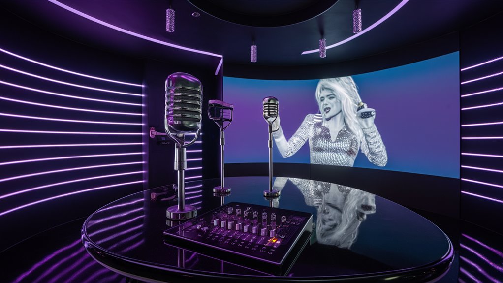 simulated famous singer performances
